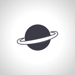 saturn isolated icon. saturn isolated icon