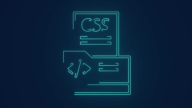 web development html css website folder animation