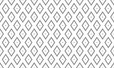 Grey diamonds geometric seamless pattern. Vector Repeating Abstract.