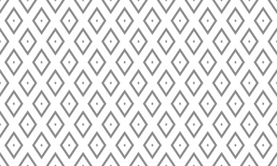 Grey diamonds geometric seamless pattern. Vector Repeating Abstract.
