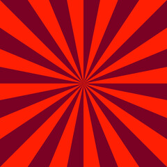 Backgrounds ray or Abstract sun rays. Red sunburst for the background. Vector illustration.