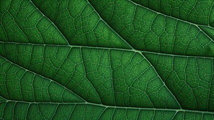 big green leaf macro shot with detailed veins