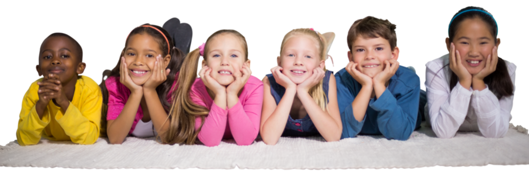 Digital png photo of diverse children on transparent background - Powered by Adobe