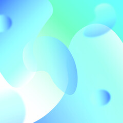 Digital png illustration of blue shapes on transparent background