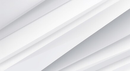 Elegant light grey white seamless background. Diagonal white stripes. Digital minimal geometric 3d BG. Technology metallic line. Premium luxury design template. soft, Generative AI