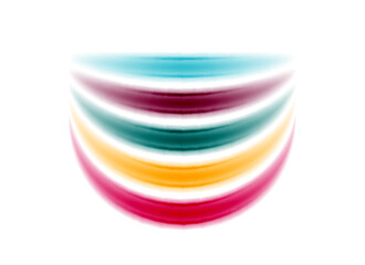 A vibrant and playful design featuring rainbow-color lines arranged in a dynamic composition, perfect for adding a pop of color to any project