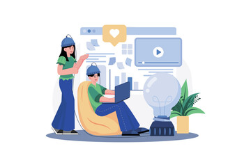 Employees finding a solution