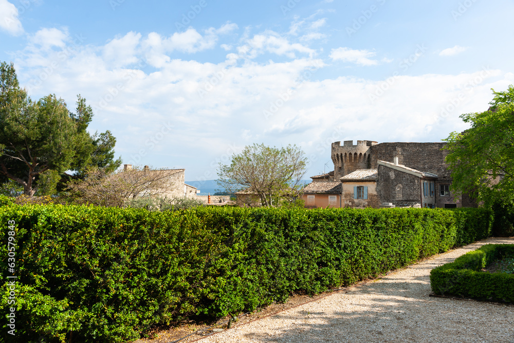 Canvas Prints Gordes castle and grounds