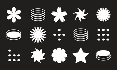 Pattern background abstract liquid texture wallpaper shape graphic geometric line repeat seamless star retro banner