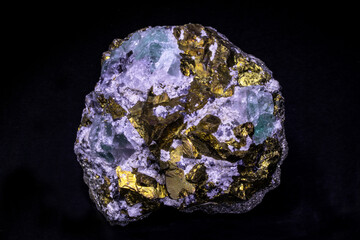 Pyrite crystal mineral