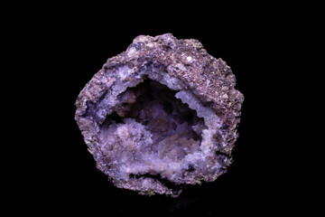 Agate quartz geode mineral