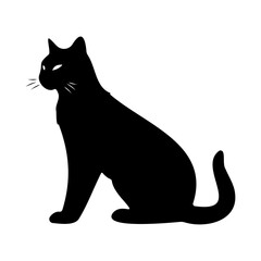 Cat line icon. Claws, milk, purring, house, animal, wool, tail, whiskers, kittens. Black vector icons on a white background for Business