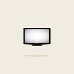 Vector Television Flat Design Animation Mock Up Simple Attractive