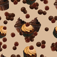 cute and yummy chocolate cupcakes