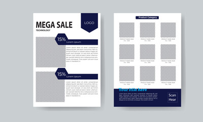 Product Flyer - Catalogs 2 page a4 size. for your business