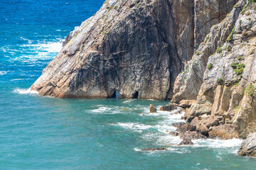 Playa del silencio in Asturias, Spain
