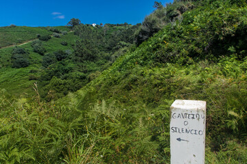 Playa del silencio in Asturias, Spain