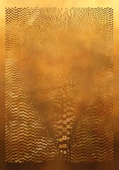 Abstract Geometrical Background. Tile art. Gold theme. - 630596218