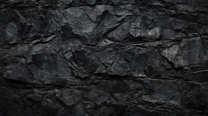 Black or dark gray rough grainy stone texture background