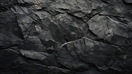 Black or dark gray rough grainy stone texture background