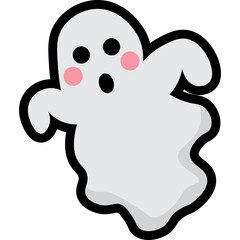Halloween Ghost Illustration