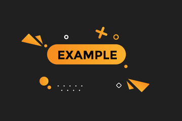 
Example  button web banner templates. Vector Illustration 
