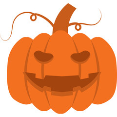 Obraz premium Halloween Pumpkin Illustration