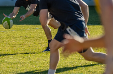 Entrainement de rugby 