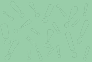 エクスクラメーションマークの背景