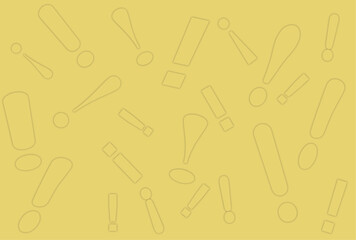 エクスクラメーションマークの背景