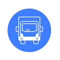 Cargo transport Vector Icon

