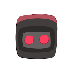 female massage neck cartoon. spa skin, therapy hand, beauty lifestyle female massage neck sign. isolated symbol vector illustration