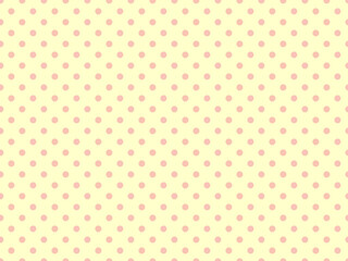 pink Polka Dots Pattern Background