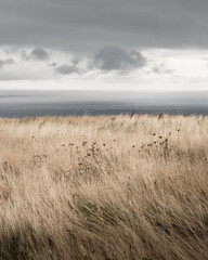 Obraz premium An amazing clifftop view of the sea