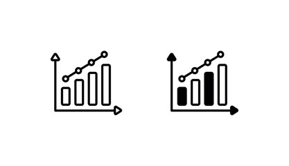 Growth icon design with white background stock illustration