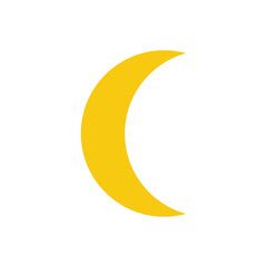 Fototapeta na wymiar Moon Night Sleep Icon Vector Design Illustrator EPS 10