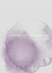 Abstract watercolor background with pink watercolor splashes. Minimalistic background for postcards, diplomas, wedding invitations, business cards and presentations.