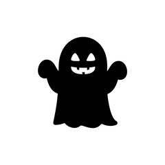 Ghost icon vector. Phantom illustration sign. Specter symbol. Halloween logo. Spirit mark.