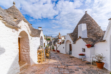 Alberobello Village view in Italy