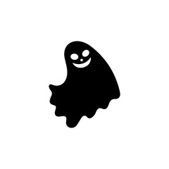 Ghost icon vector. Phantom illustration sign. Specter symbol. Halloween logo. Spirit mark.
