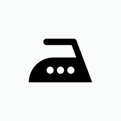 Iron Icon. Home Appliance - Vector Illustration for Design and Websites, Presentation or Application.
