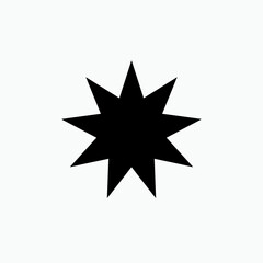 Star Icon - Vector, Sign and Symbol for Design, Presentation, Website or Apps Elements.   