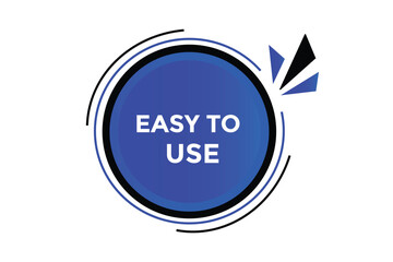Easy to use button web banner templates. Vector Illustration 
