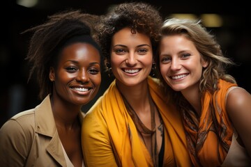 Empowering Women: Celebrating Feminism with Diverse Women - inclusive community, women's empowerment, equality advocacy, diverse sisterhood, women's strength, uplifting spirit, embracing empowerment