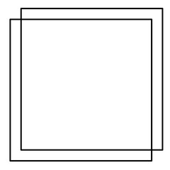 double square frame icon