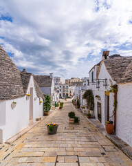 Alberobello Village view in Italy