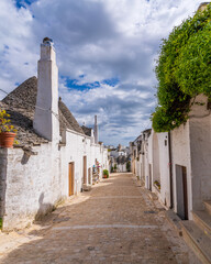 Alberobello Village view in Italy