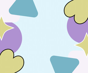 baby shower invitation, heart shaped pattern abstract background, graphic design illustration wallpaper, digital art template, blank copy space, greeting card 