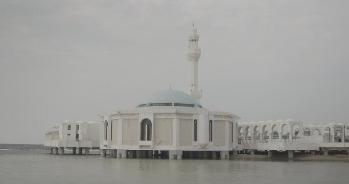 The floating mosque or masjid Bibi FatimaJeddah  Saudi Arabia
