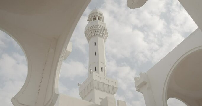 The floating mosque or masjid Bibi FatimaJeddah  Saudi Arabia